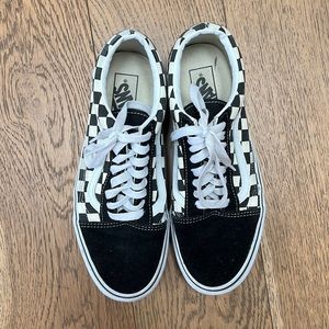 Classic checkered vans